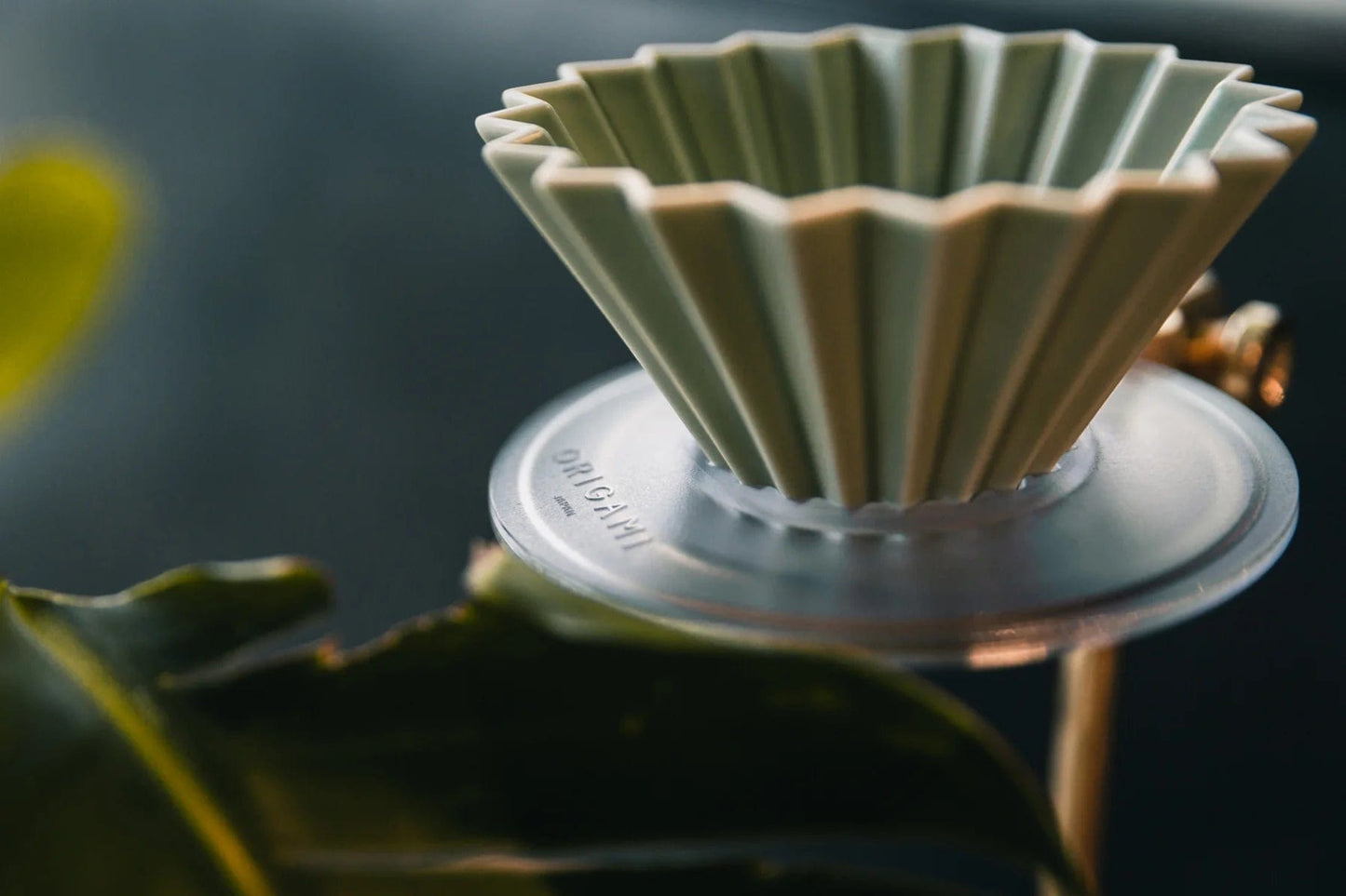 ORIGAMI Air S Coffee Dripper + Resin Holder from Radio Roasters Coffee